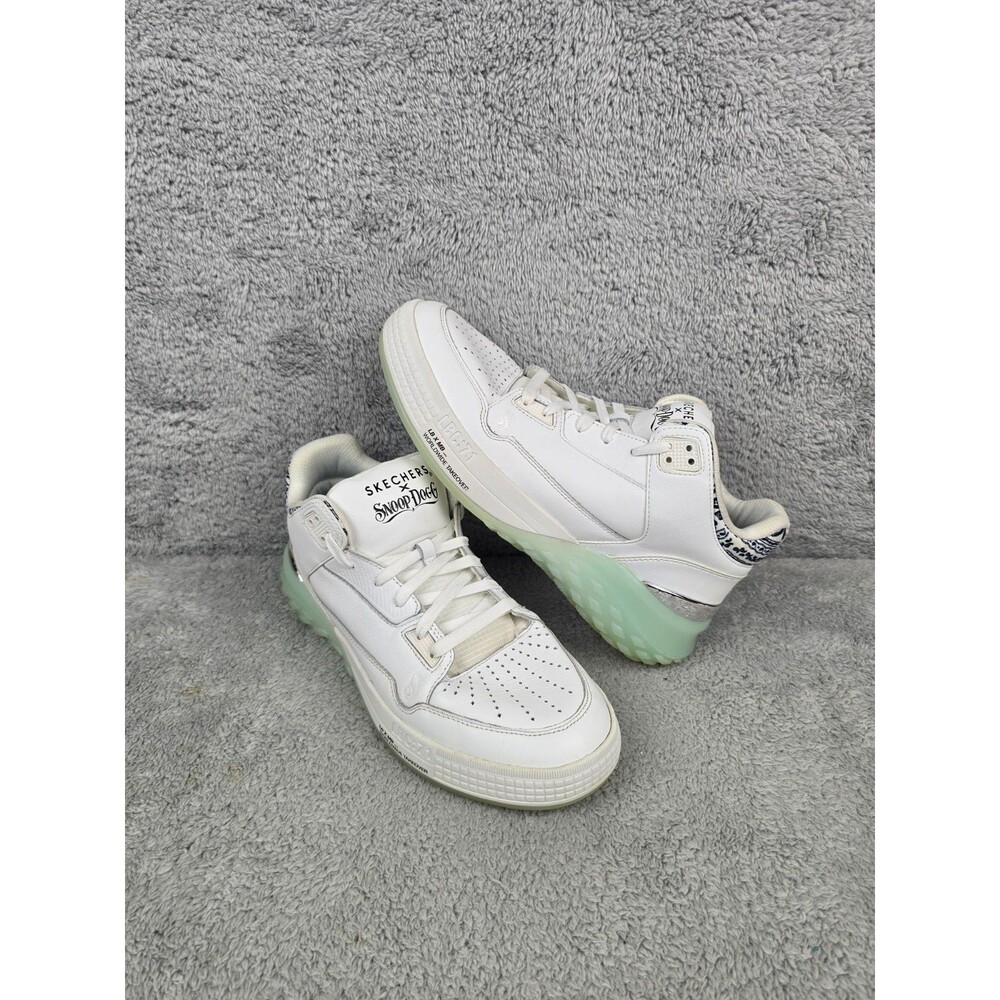 Skechers x Snoop Dogg Sizzle Buckets OG White Paisley Shoes Mens 10.5 251180